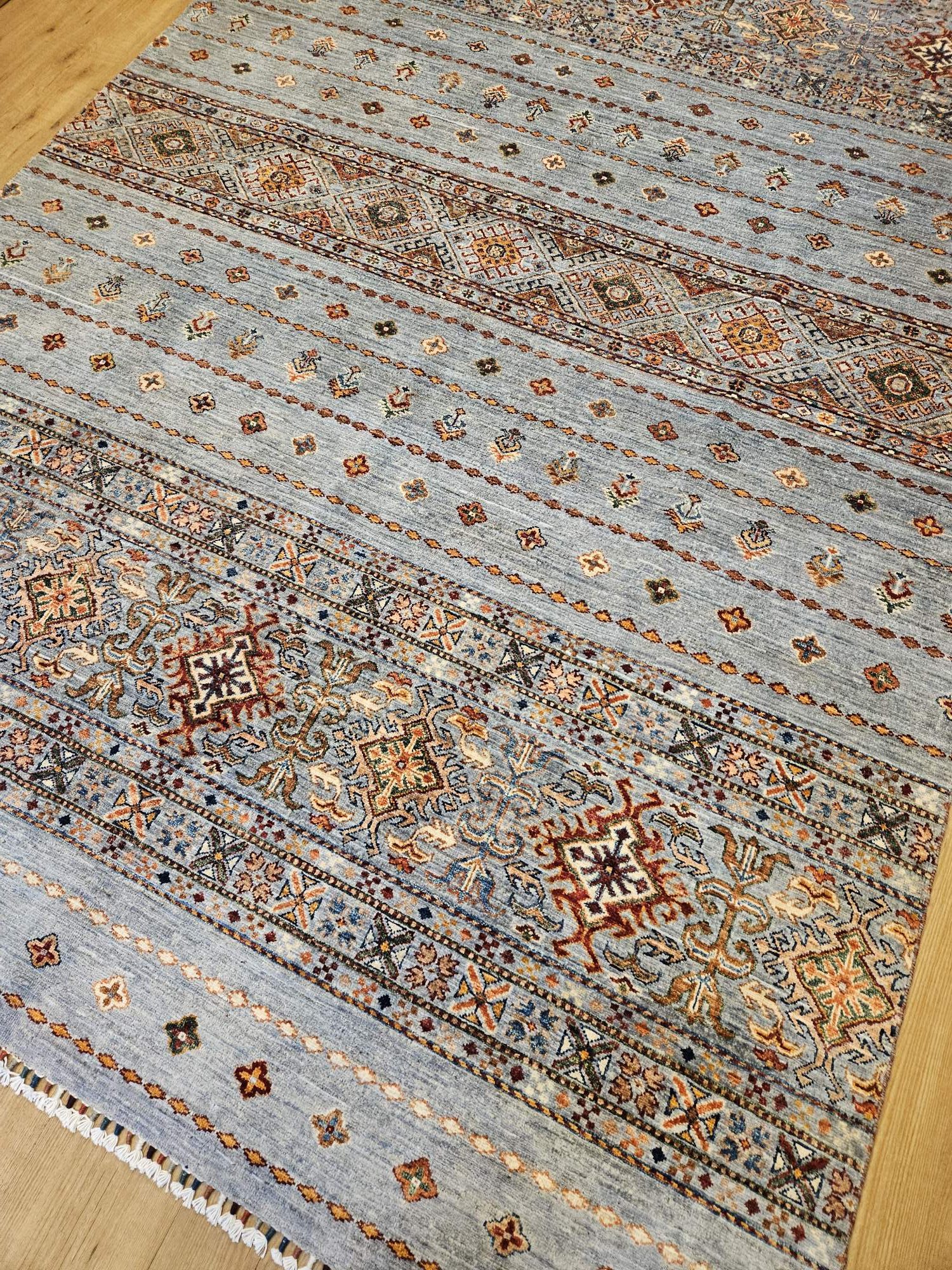 295x203 handgeknoopt oosters tapijt loribaf ID33742 - Afbeelding 2