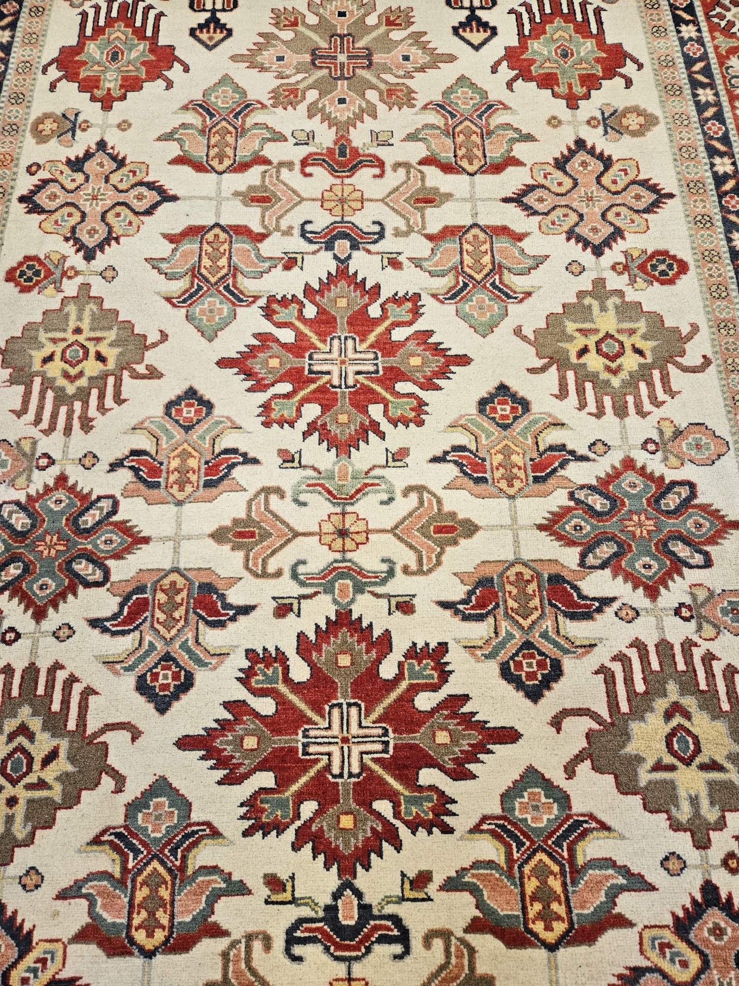 300x193 handgeknoopt oosters tapijt kazak ID33750 - Afbeelding 2