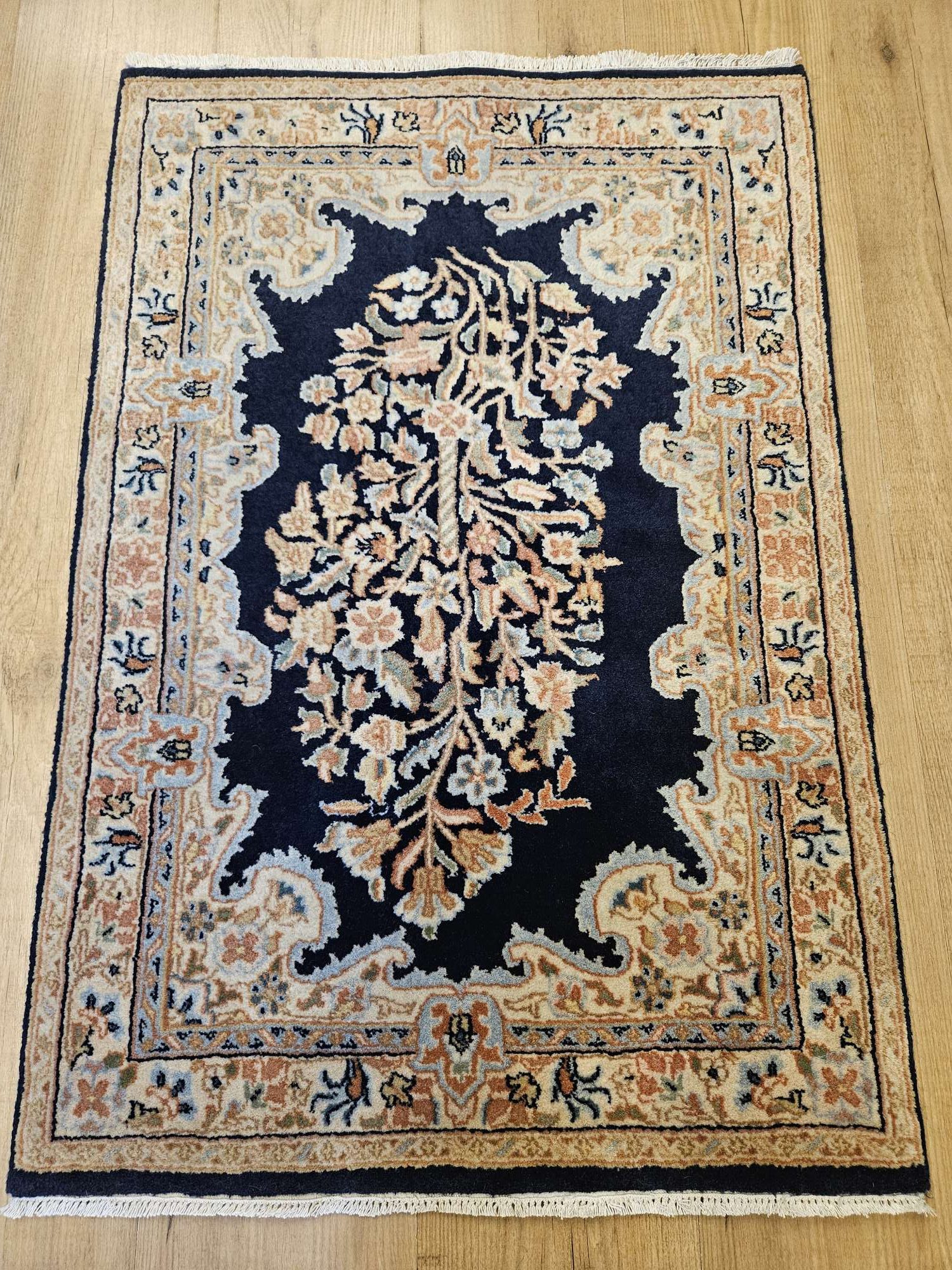 095x63 handgeknoopt oosters tapijt kirman ID33748
