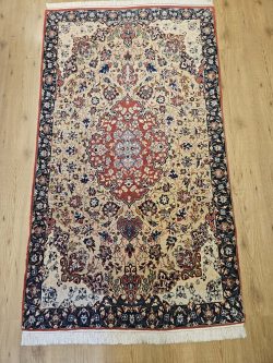 175x100 vintage handgeknoopt perzisch tapijt isfahan ID33702