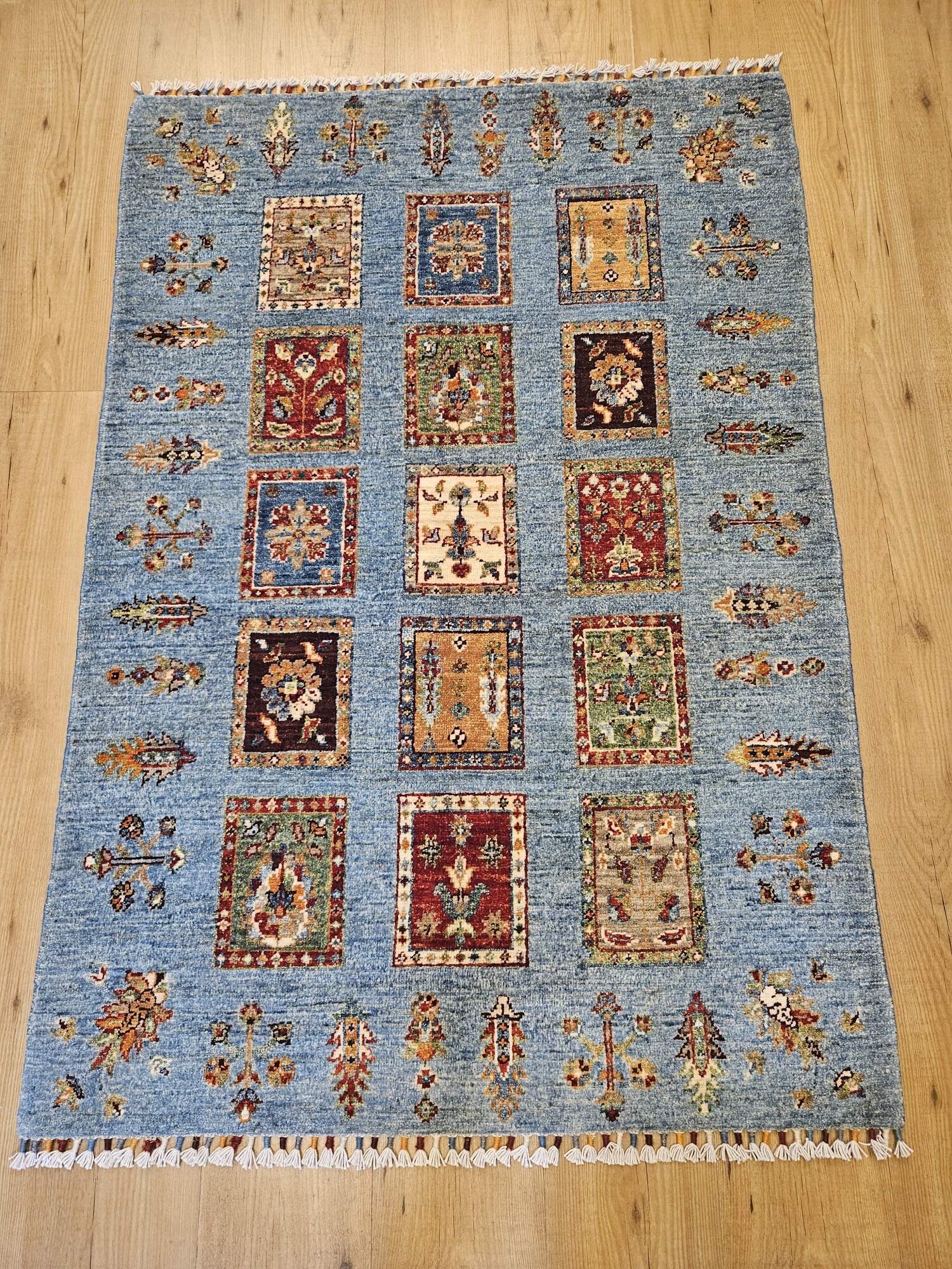 146x100 handgeknoopt oosters tapijt loribaf ID33862