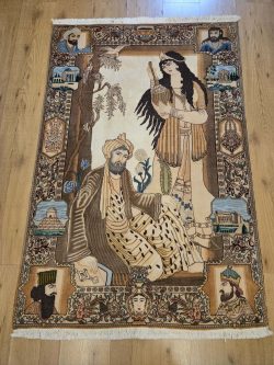150x100 handgeknoopt perzisch tapijt tabriz ID33798