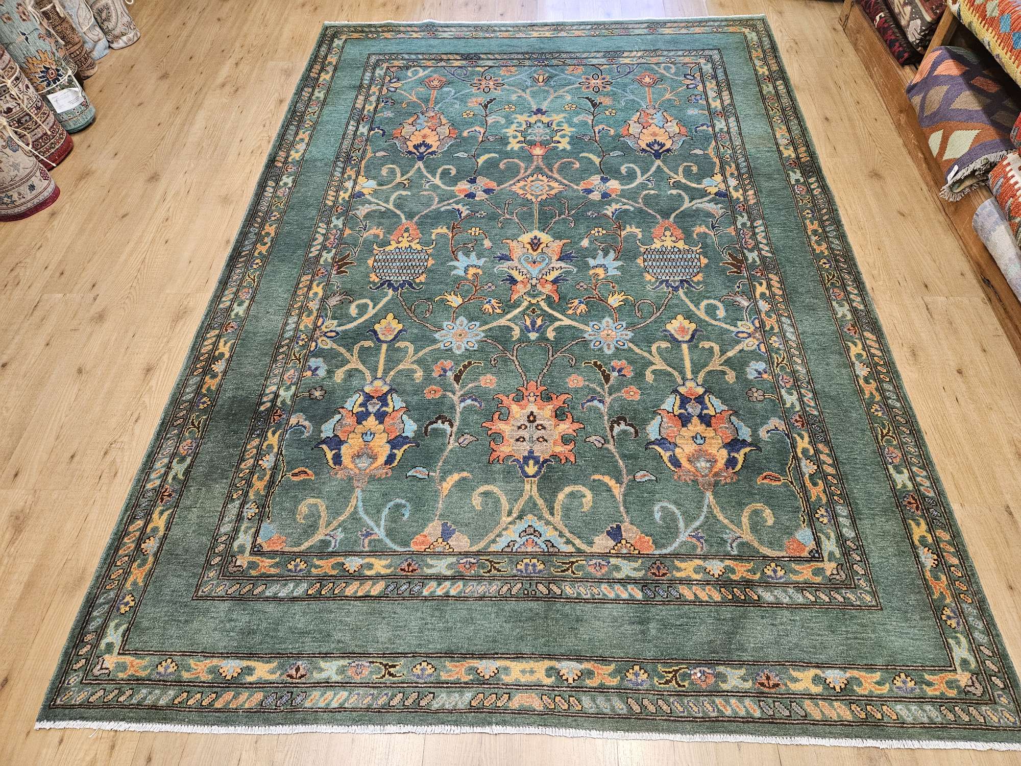 291x202 handgeknoopt oosters tapijt modern ID33772
