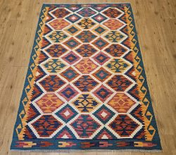178x122 handgeweven oosterse wollen kelim ID33816