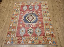 191x155 handgeweven oosterse wollen kelim ID33784