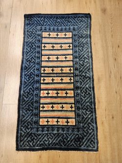 105x67 vintage handgeknoopt oosters tapijt ID33834
