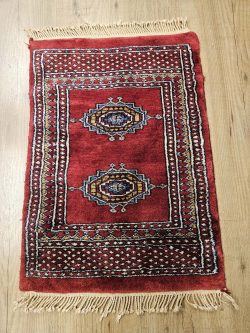 062x43 vintage handgeknoopt oosters tapijt karachi ID33820