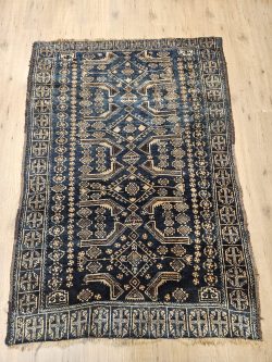 170x120 vintage handgeknoopt perzisch tapijt beloutch ID33850