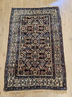 144x93 vintage handgeknoopt perzisch tapijt bidjar ID33848