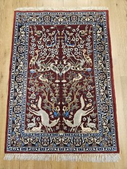 102x73 vintage handgeknoopt perzisch tapijt isfahan ID33854