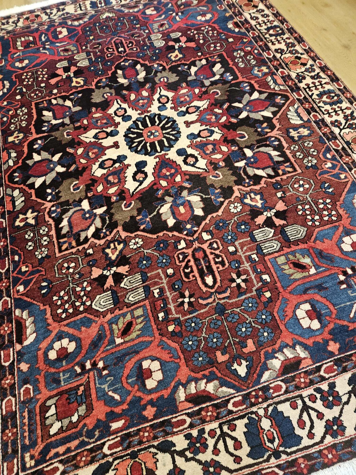 307x213 vintage handgeknoopt perzisch tapijt bakhtiar ID33304 - Afbeelding 2