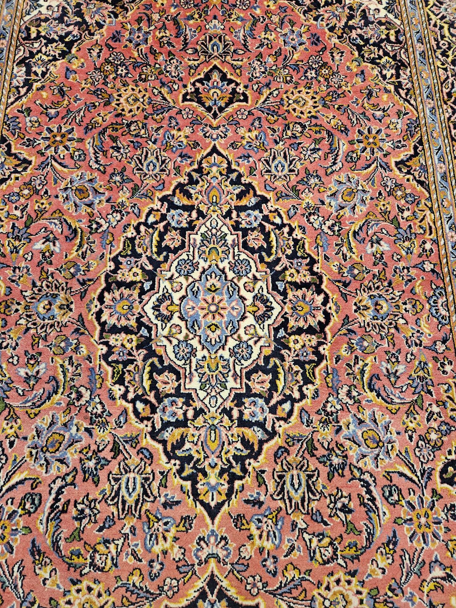 230x141 vintage handgeknoopt perzisch tapijt kashan ID33890 - Afbeelding 2