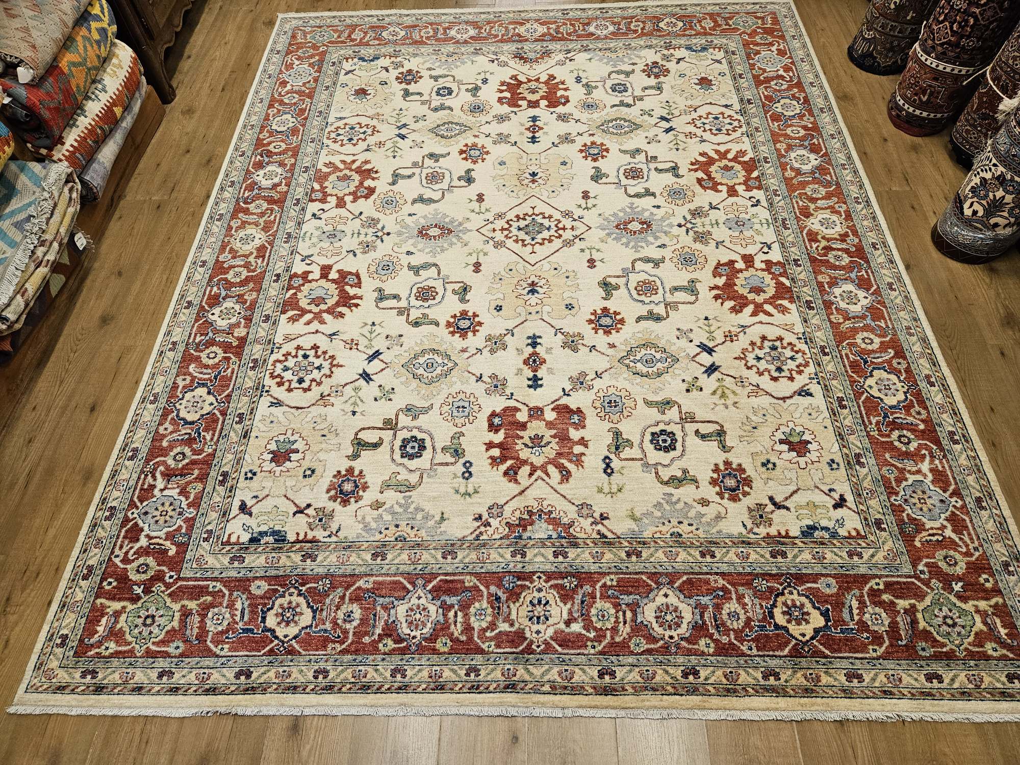 304x241 handgeknoopt oosters tapijt ziegler design ID33978