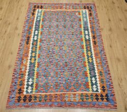 182x129 handgeweven oosterse wollen kelim ID33894