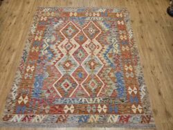 184x158 handgeweven oosterse wollen kelim ID33914