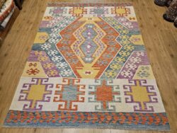 243x183 handgeweven oosterse wollen kelim ID33896