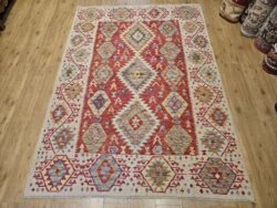 246x177 handgeweven Oosterse wollen kelim ID33868