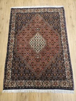 170x118 vintage handgeknoopt perzisch tapijt bidjar ID33956