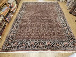 345x256 vintage handgeknoopt perzisch tapijt bidjar ID33306