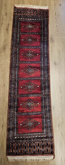 120x31 vintage handgeknoopt oosters tapijt karachi ID33892
