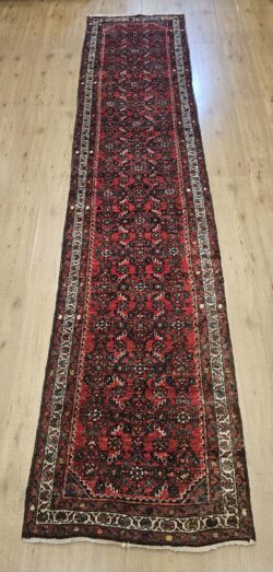 360x78 vintage handgeknoopt perzisch tapijt loper hoesseinabad ID33912